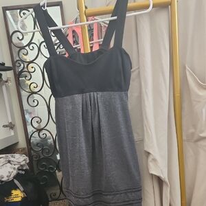 Stylish Black and Gray Women's Tank Top